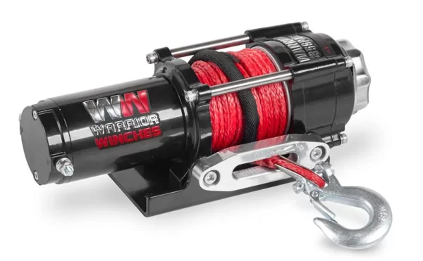 Treuil Warrior électrique Ninja 3 500 lb 12 V - VTT/UTV Corde Synthétique