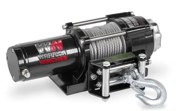 Treuil Warrior électrique Ninja 3 500 lb 12 V - VTT/UTV Câble d'acier