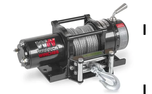 Treuil Warrior électrique Ninja 4 500 lb 12 V - VTT/UTV Câble d'acier