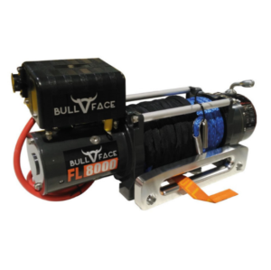 Treuil électrique Bullface 8000 Livres Avec CABLE SYNTHETIQUE 8000 livres / avec guide fixe en aluminium / moteur 4.1HP / pour 3620 kg / 12V