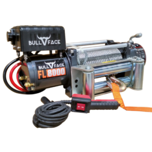 Treuil électrique Bullface 8000 Livres Avec CABLE D'ACIER 8000 livres / avec guide à rouleaux / moteur bobiné 4.1HP / pour 3620 kg / 12V